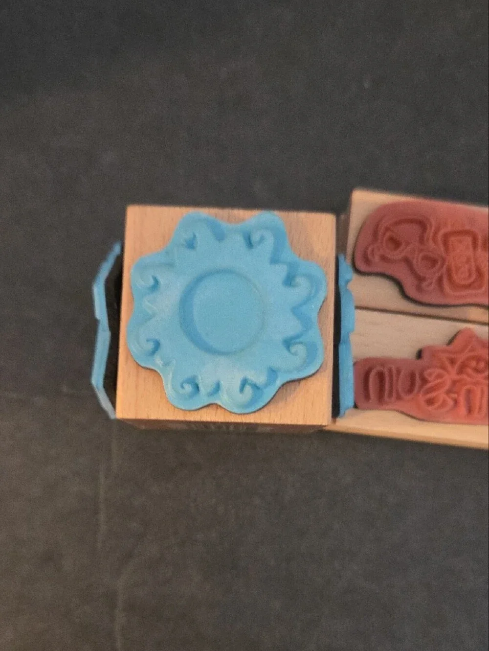Fun in the Sun Wooden Stamp Set - 8 Stamp Set